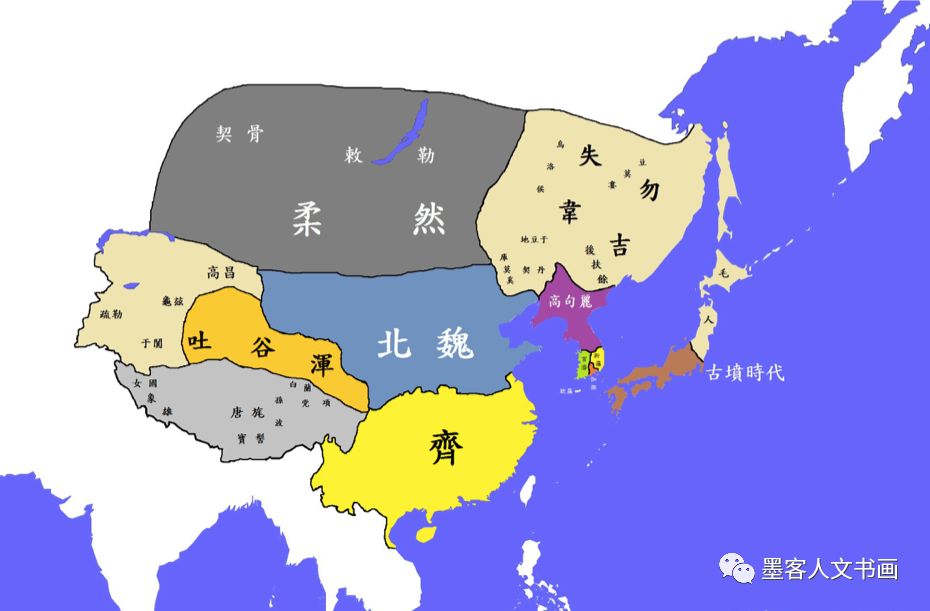 一组图清析了解自三国,五胡十六国,南北朝至唐400年乱世