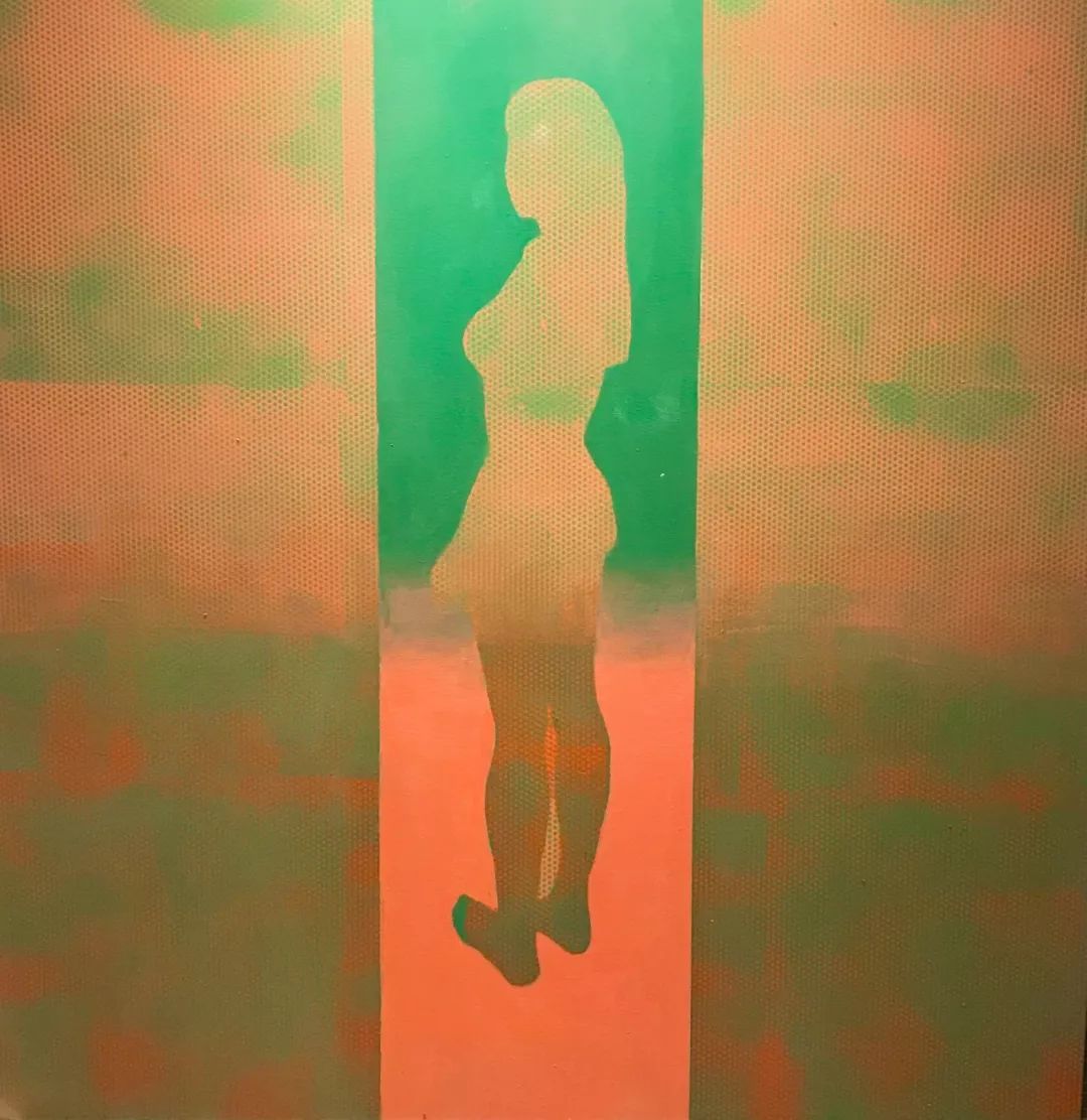 150×150cm 2018郑雅丹 纹 布面丙烯 200×145cm 2018吴杰烨