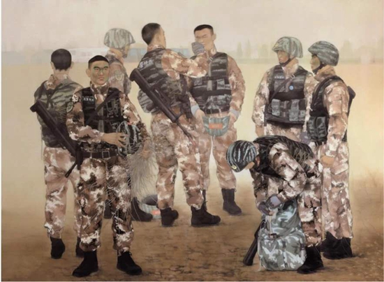 与改革同行 展时代风采——武警部队第三届美术书法摄影作品展在京开幕
