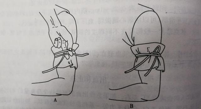 静脉输液止血带的绑法图片