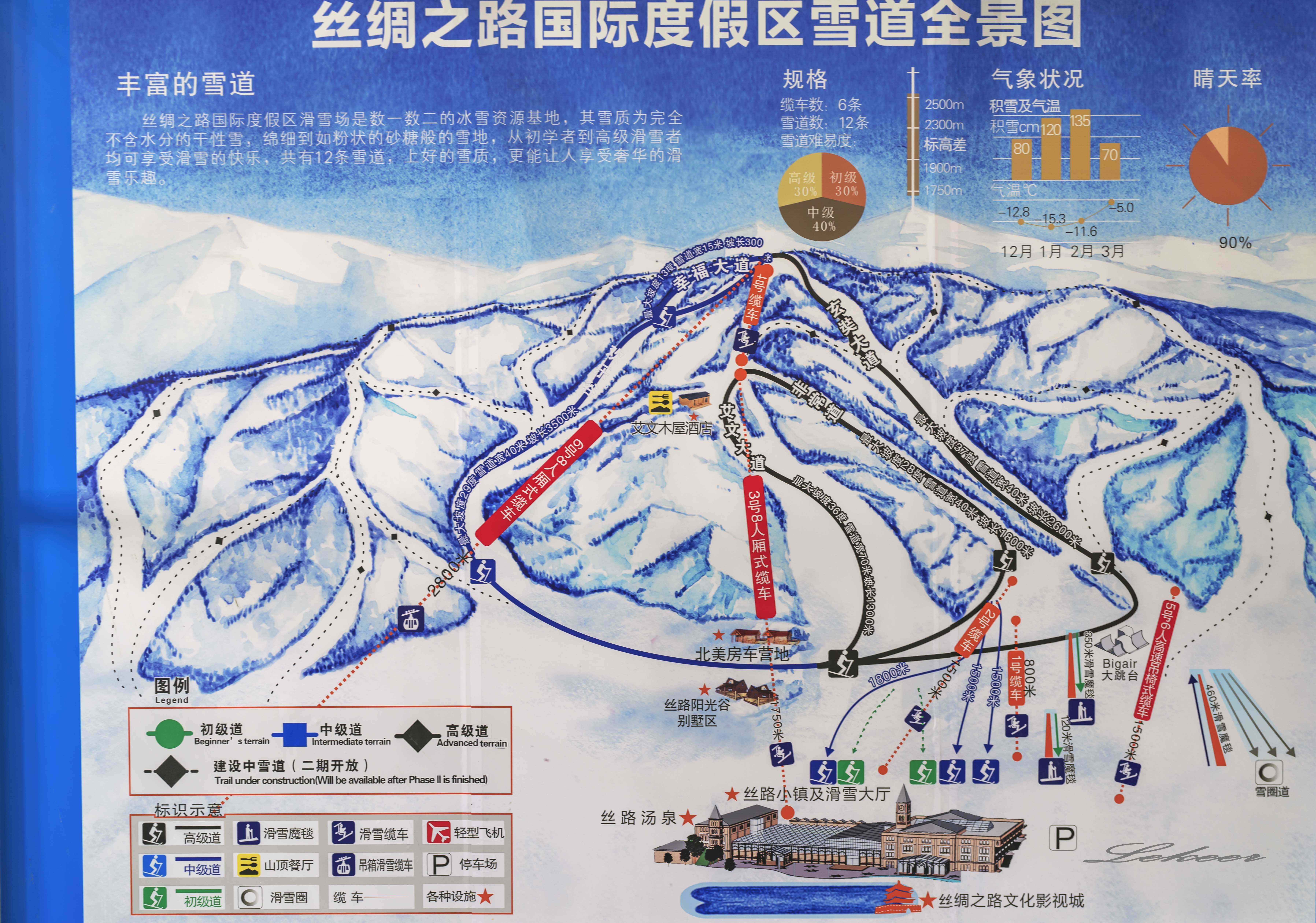 在中国顶级滑雪场尝试滑雪 居然滑成雕塑 其状惨不忍睹!