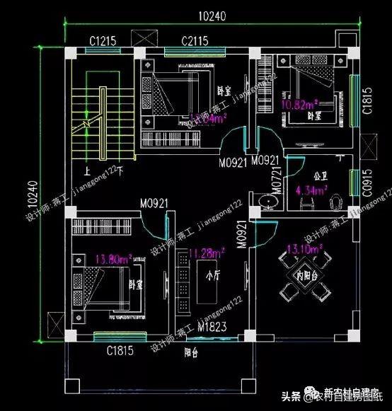 8套进深10米左右农村自建房 选二层还是三层?一看就知道