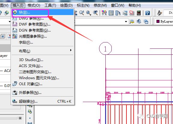 cad中怎么快速的完成轴线的编号?