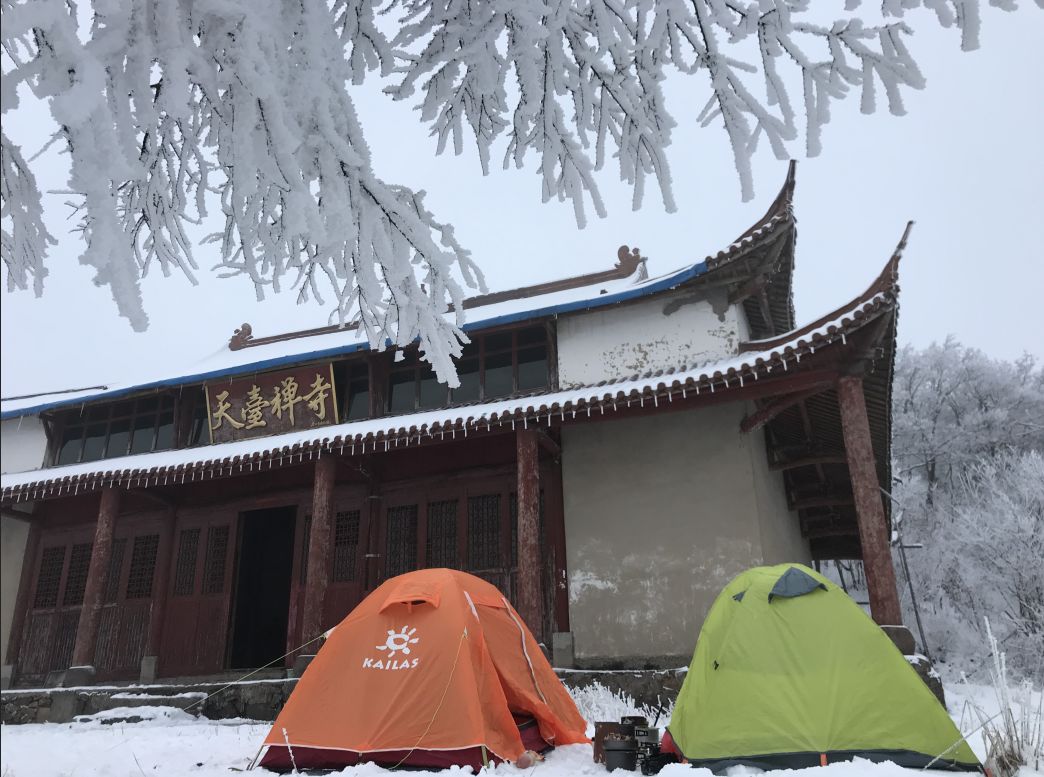 如画美景:风雪柏枧山