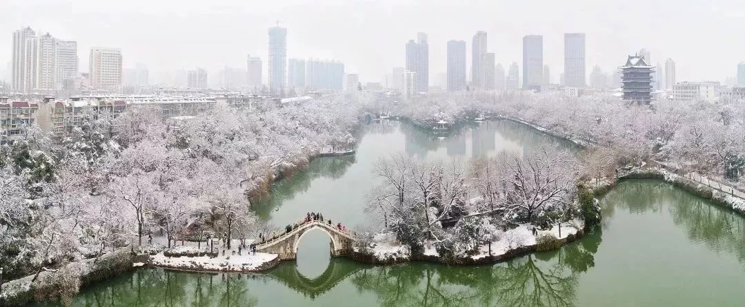 合肥大蜀山雪景图片