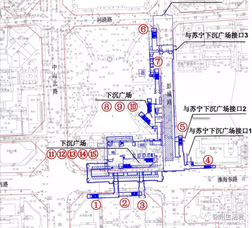 古彭广场地铁出口图片