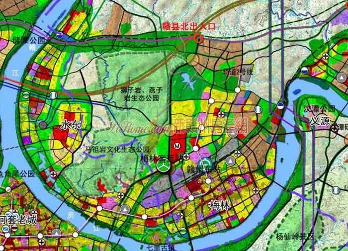 赣县规划图图片