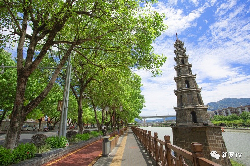 龍津河兩岸步道大錦山公園在城市建設者的巧手下,歷史和文化記憶它