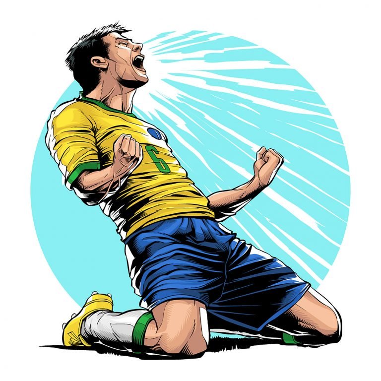 足球动漫人物海报图片