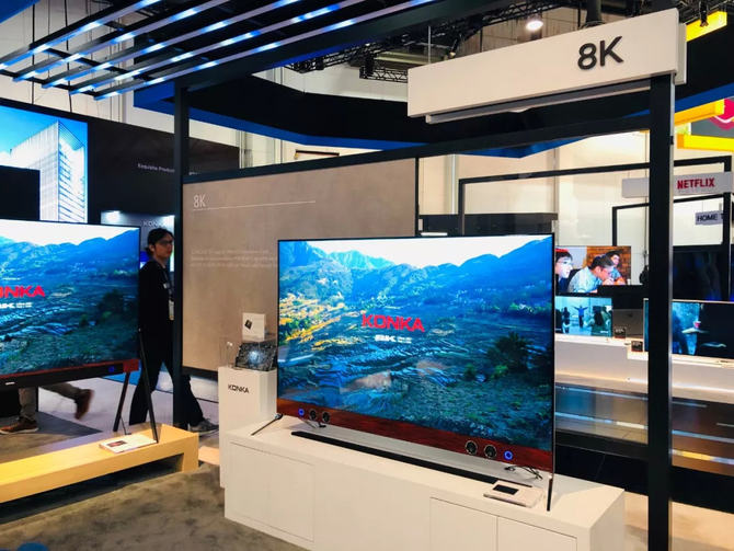 8k自主芯片搶眼康佳攜一眾新品亮相ces2019