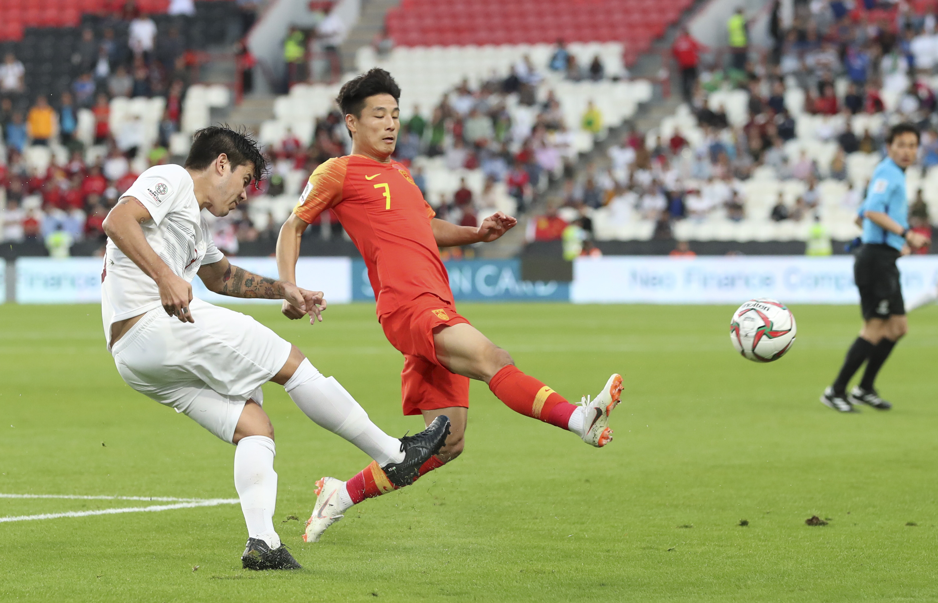 足球——小组赛:中国队对阵菲律宾队