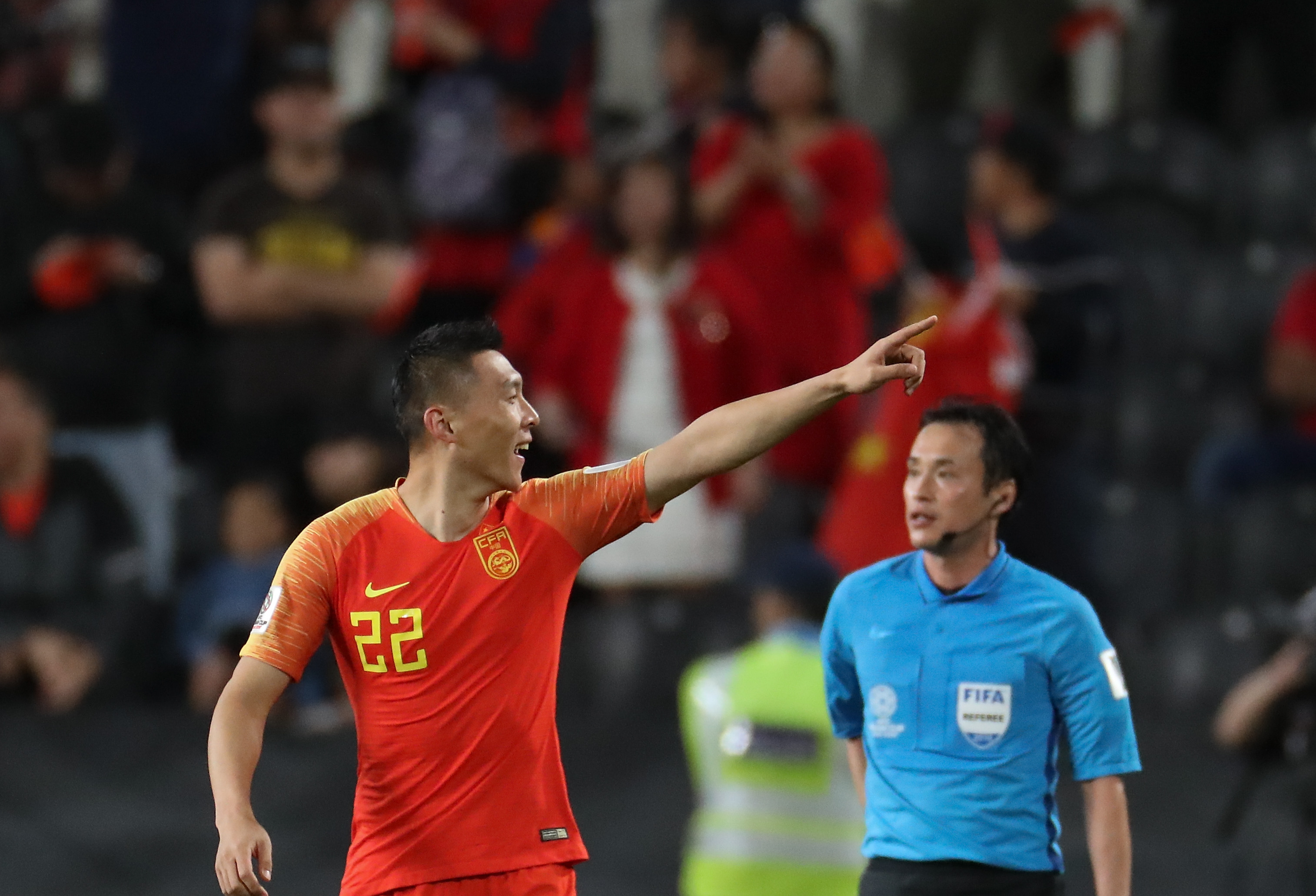 足球——小组赛:中国队胜菲律宾队