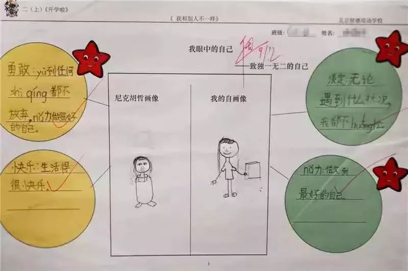 ,老师眼中的我,家长眼中的我和我的自画像等关于我的创意活