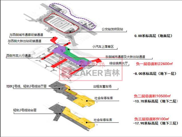 长春站中转示意图图片