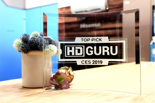 《海信三色激光和ULED电视双双斩获“CES 2019 TOP PICK”奖项》