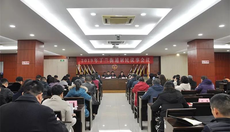 丁兰街道2019年居民议事会议胜利召开