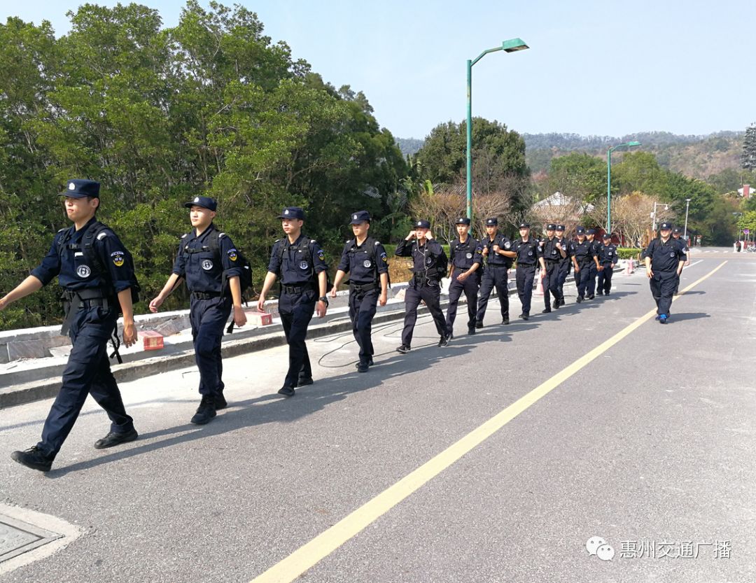 惠州特警穿戴防彈衣,防彈頭盔幹啥去嘞?