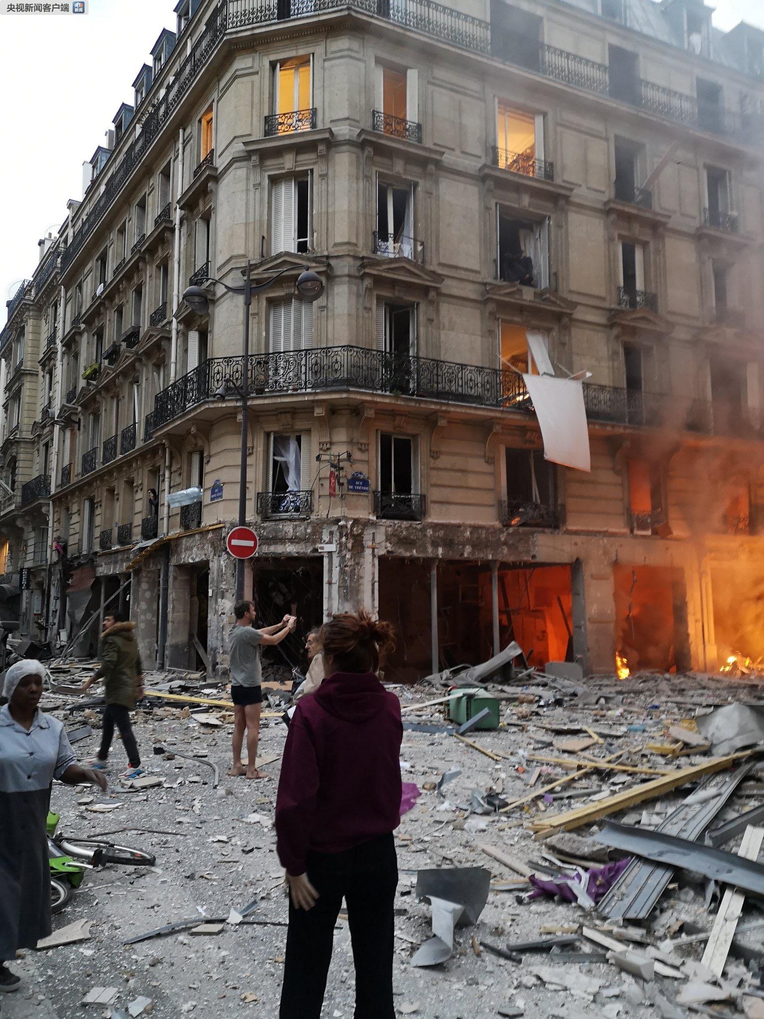 巴黎市中心一麵包店發生爆炸 警方：燃氣泄漏導致 國際 第1張