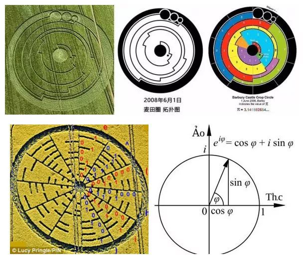 據說是圓周率π前十位數字的編碼圖形比如疑似