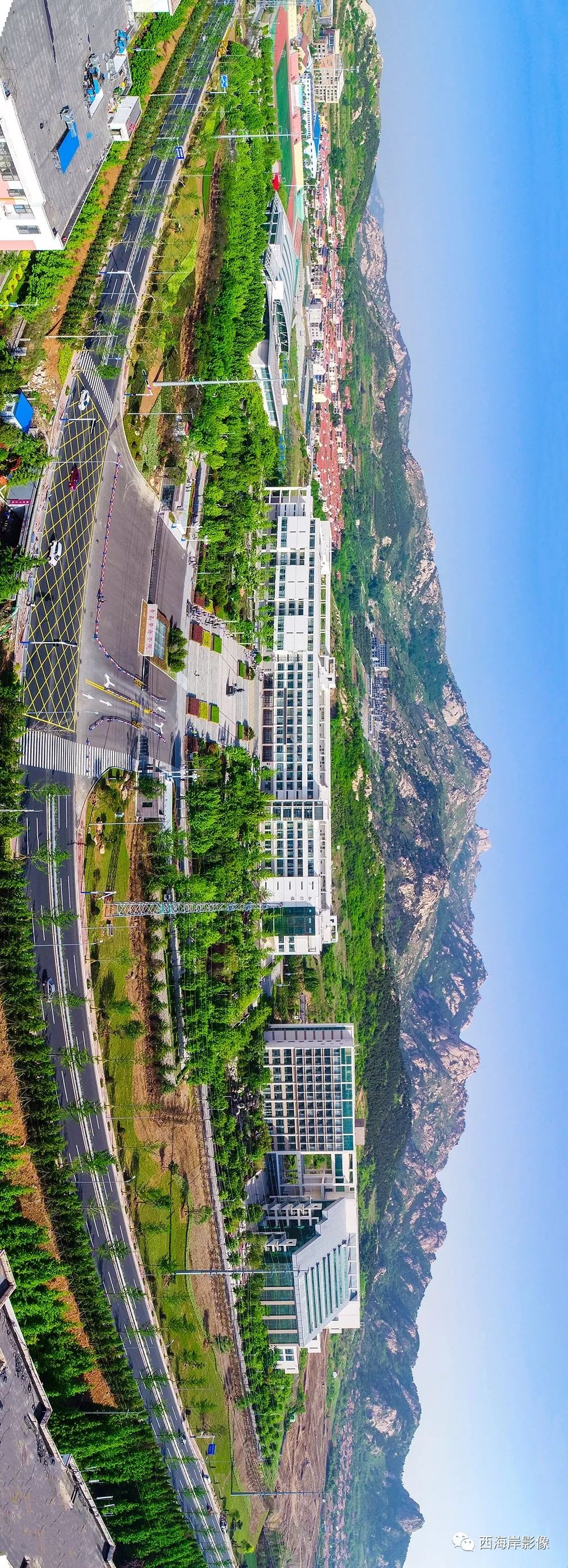 青岛黄海学院全景图图片