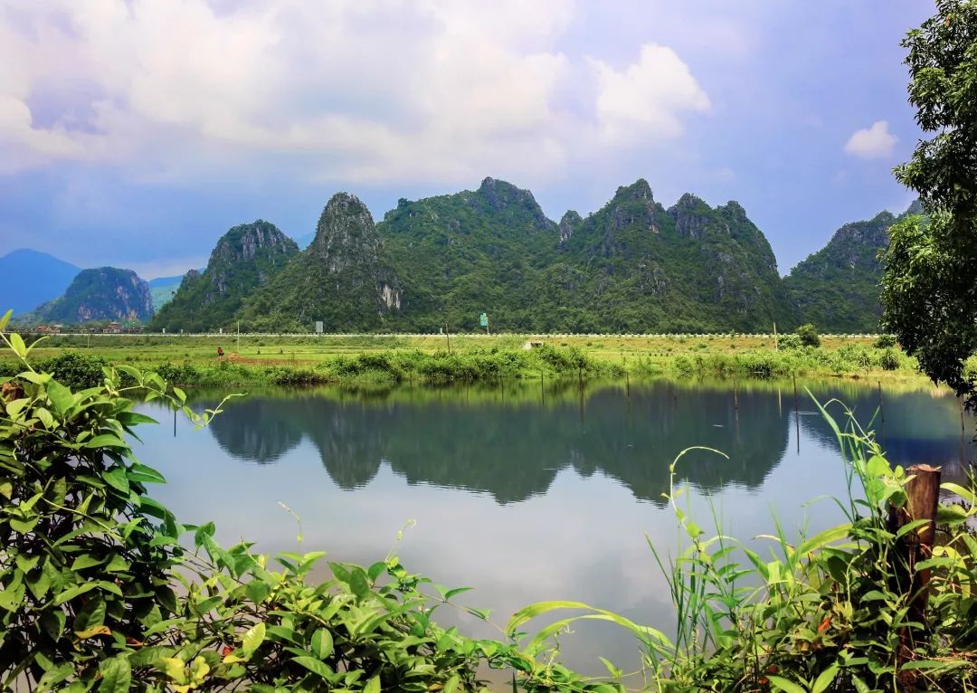 陽春山水美景天成這裡的鄉村休閒觀光旅遊獨具特色