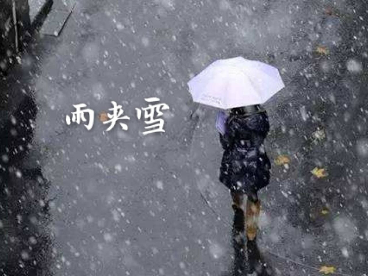 雨夹雪图片图案图片