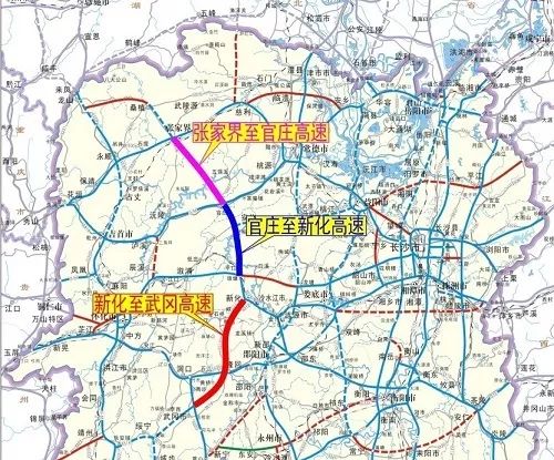 官庄至新化高速路线图图片