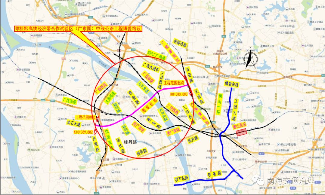 南海将开建第二条桂丹路双向8车道连接狮山丹灶