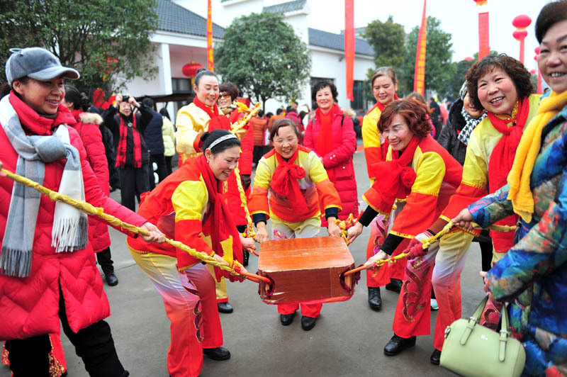 湖北宜昌"我到乡村过大年 多彩民俗迎新春