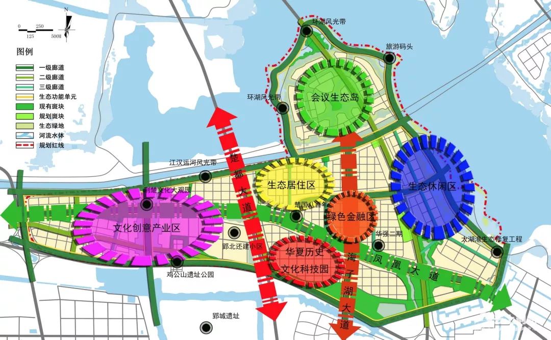 荆州2030年城市规划图图片