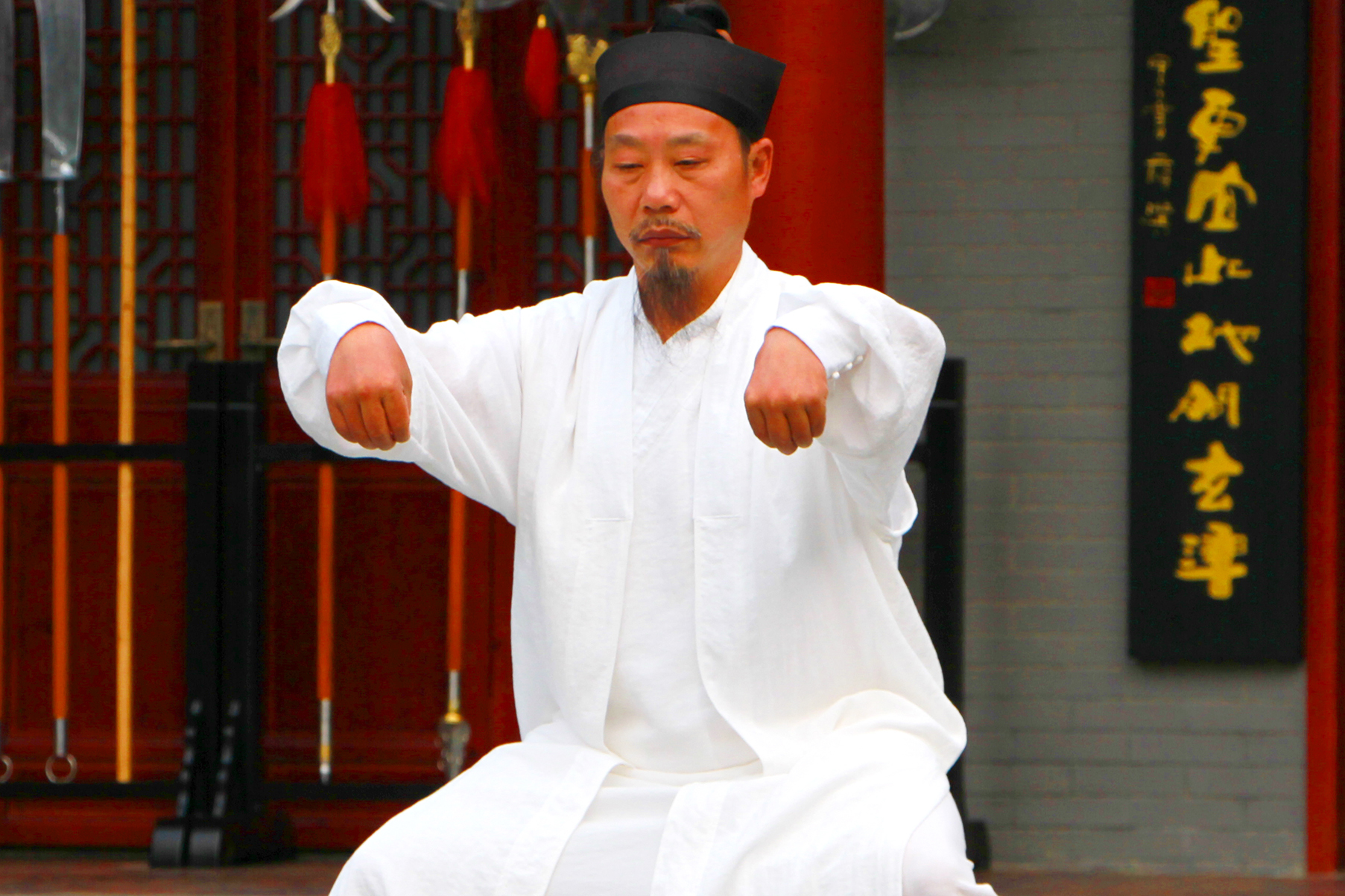 上部跟着钟云龙道长练习武当太极拳28势带有动作名称