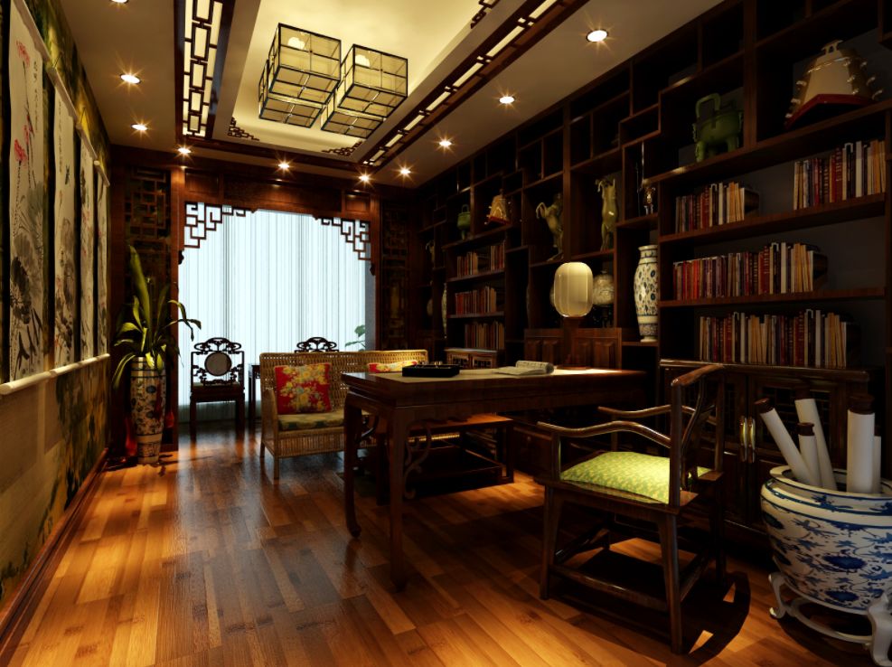 小平方书房茶室一体图片