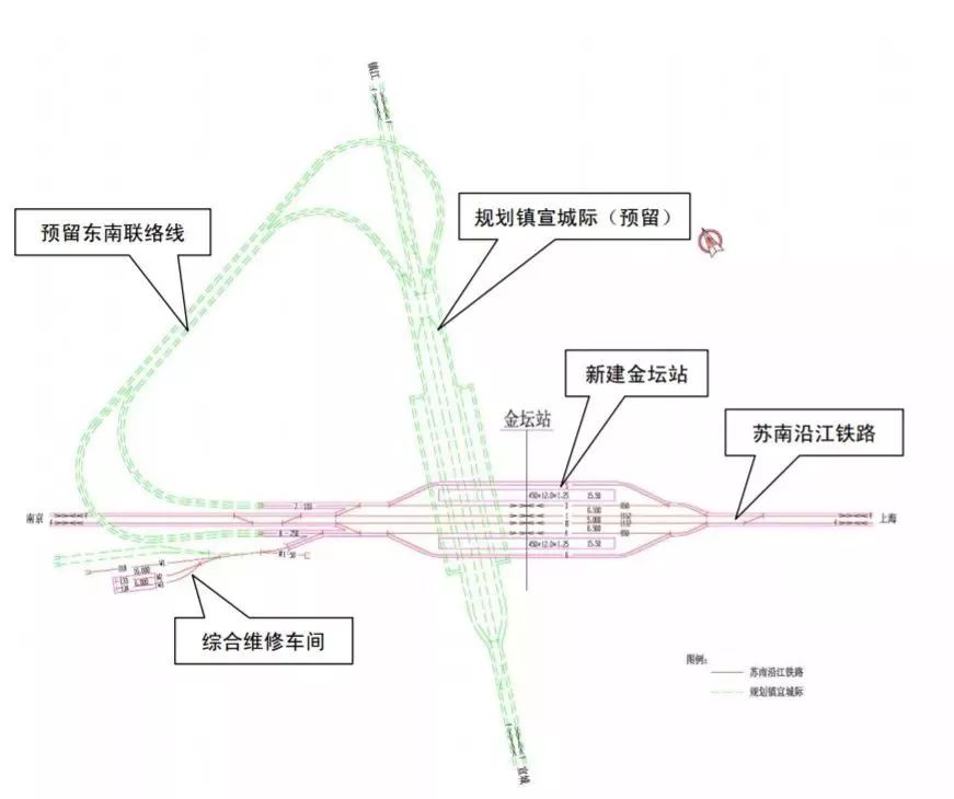 金坛铁路规划图片