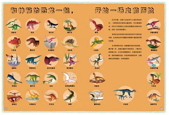 恐龙的种类 图解图片