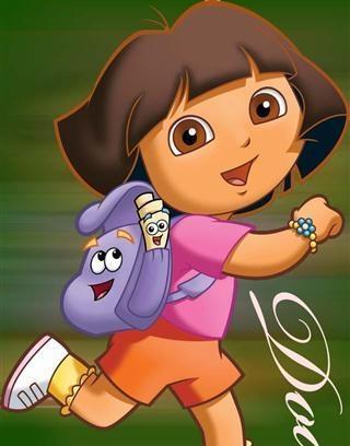 《爱探险的朵拉》动画片环绕主人公——一名7岁的拉丁小女孩朵拉展开