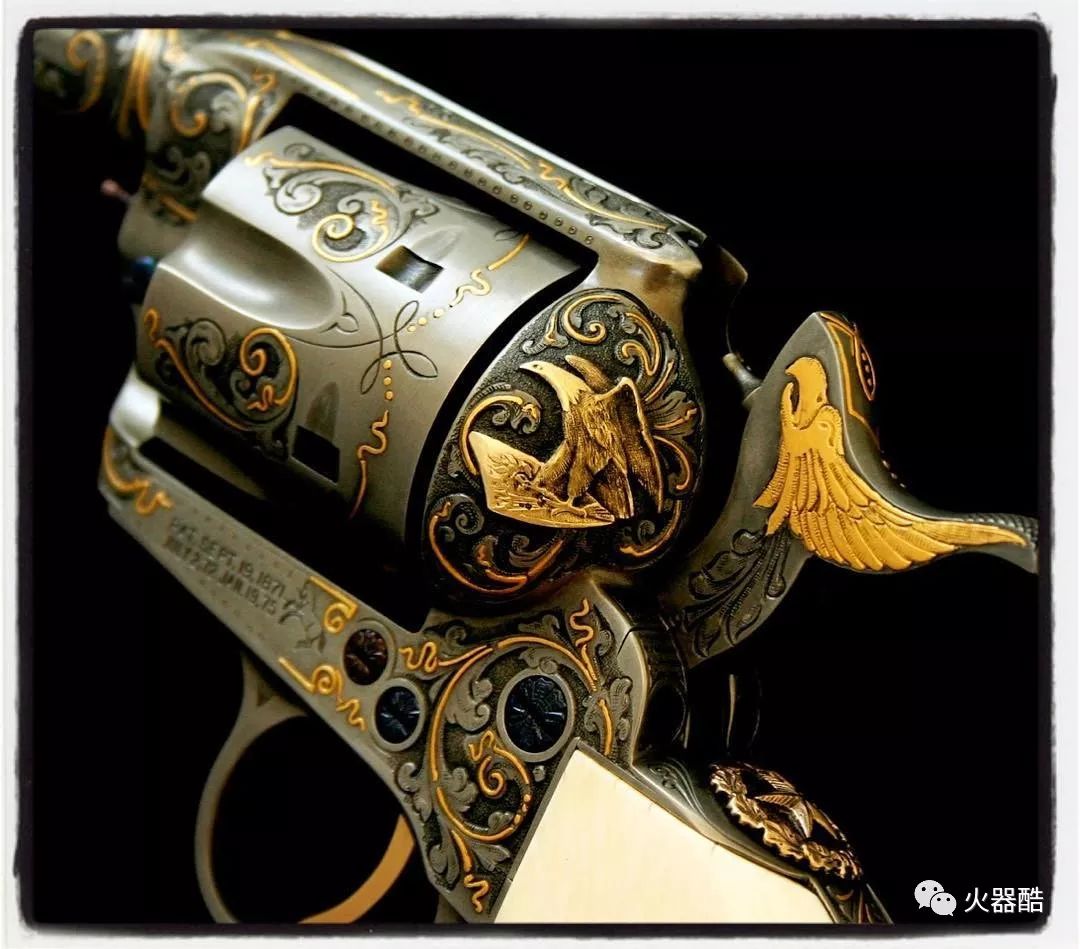 枪械雕花完美的手工艺术精巧的匠心之作