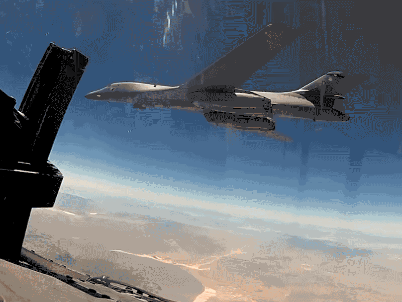 轰炸机GIF图图片