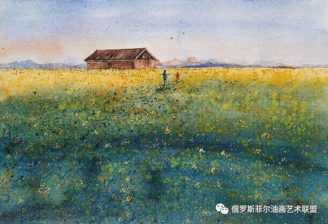 中國水彩畫家李冬風景水彩作品賞析