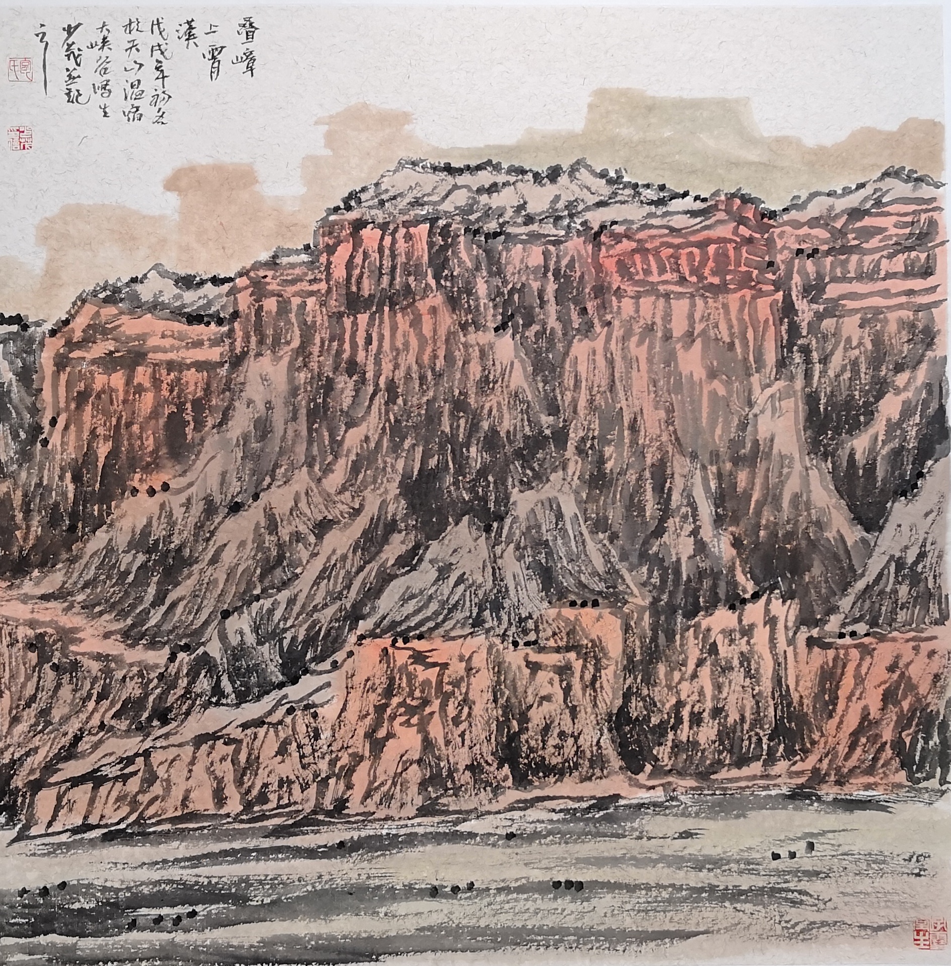 浑厚淳朴,境界高远——包少茂西部山水画作品