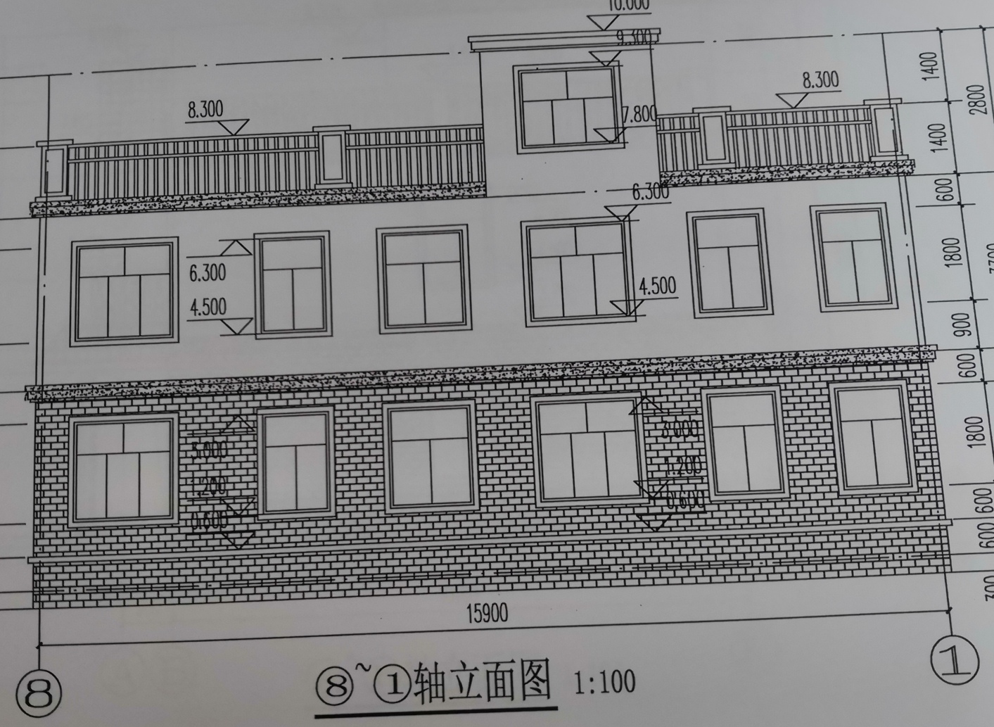 造價22萬平屋頂別墅大曬臺1611米農村二層樓房設計圖