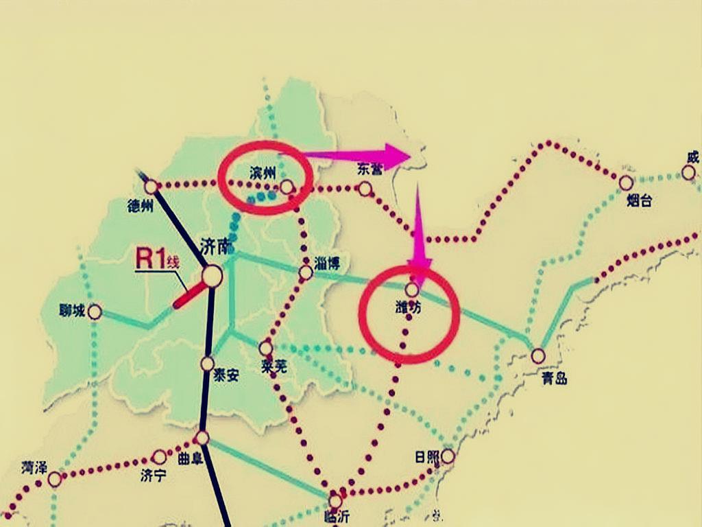 山东规划的一条新铁路,正线长度12298公里,滨州和潍坊迎来机遇