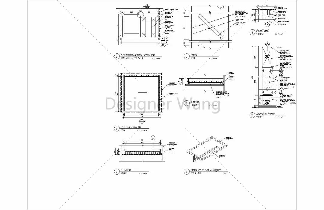 乾貨| 某豪華商場木製傢俱全套cad圖紙,設計師的福音(附珍藏cad)_搜狐