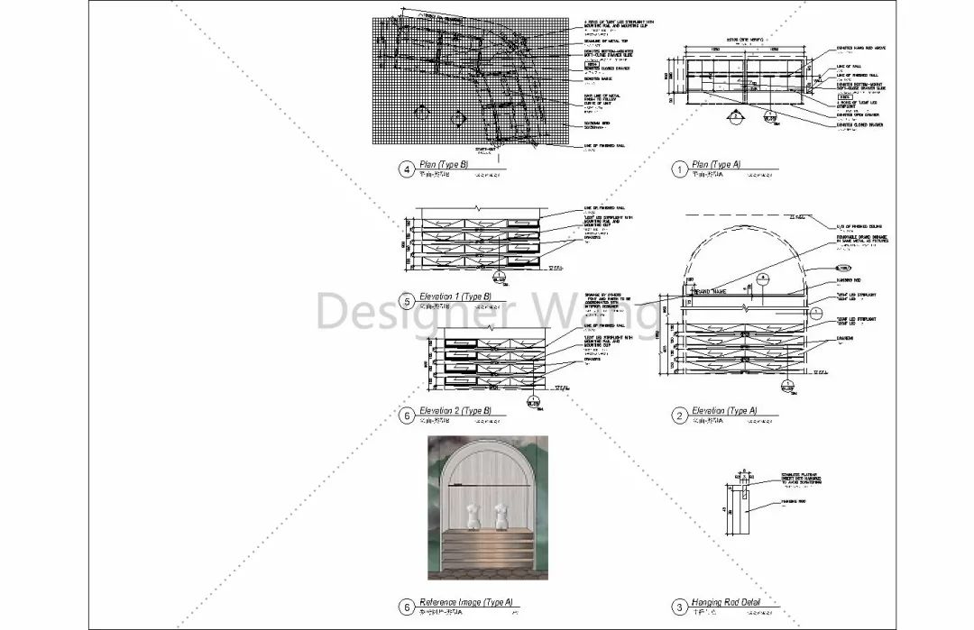 干货某豪华商场木制家具全套cad图纸设计师的福音附珍藏cad