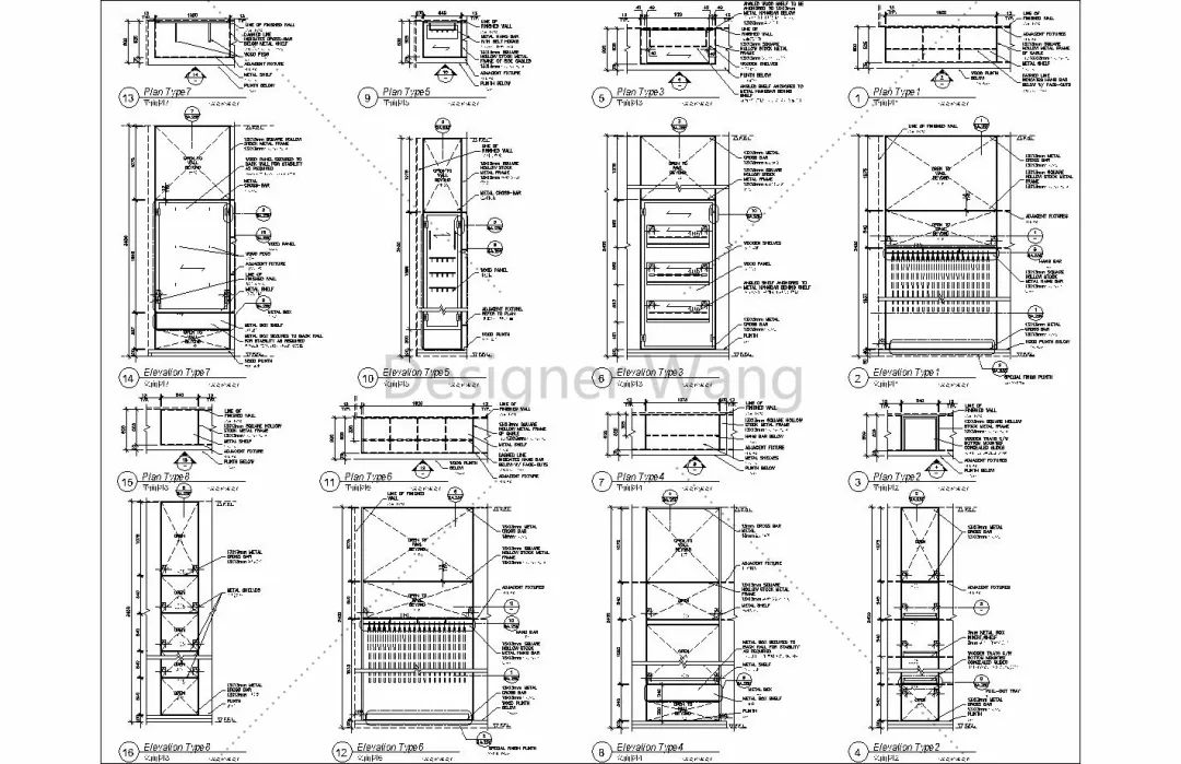 干货某豪华商场木制家具全套cad图纸设计师的福音附珍藏cad