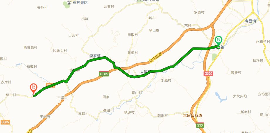 浙江省道207线路图图片
