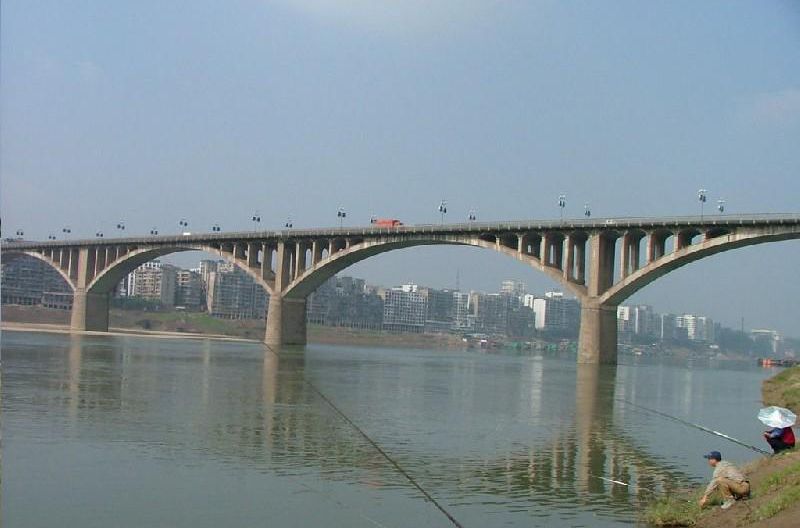 四川广安大龙渠江大桥图片