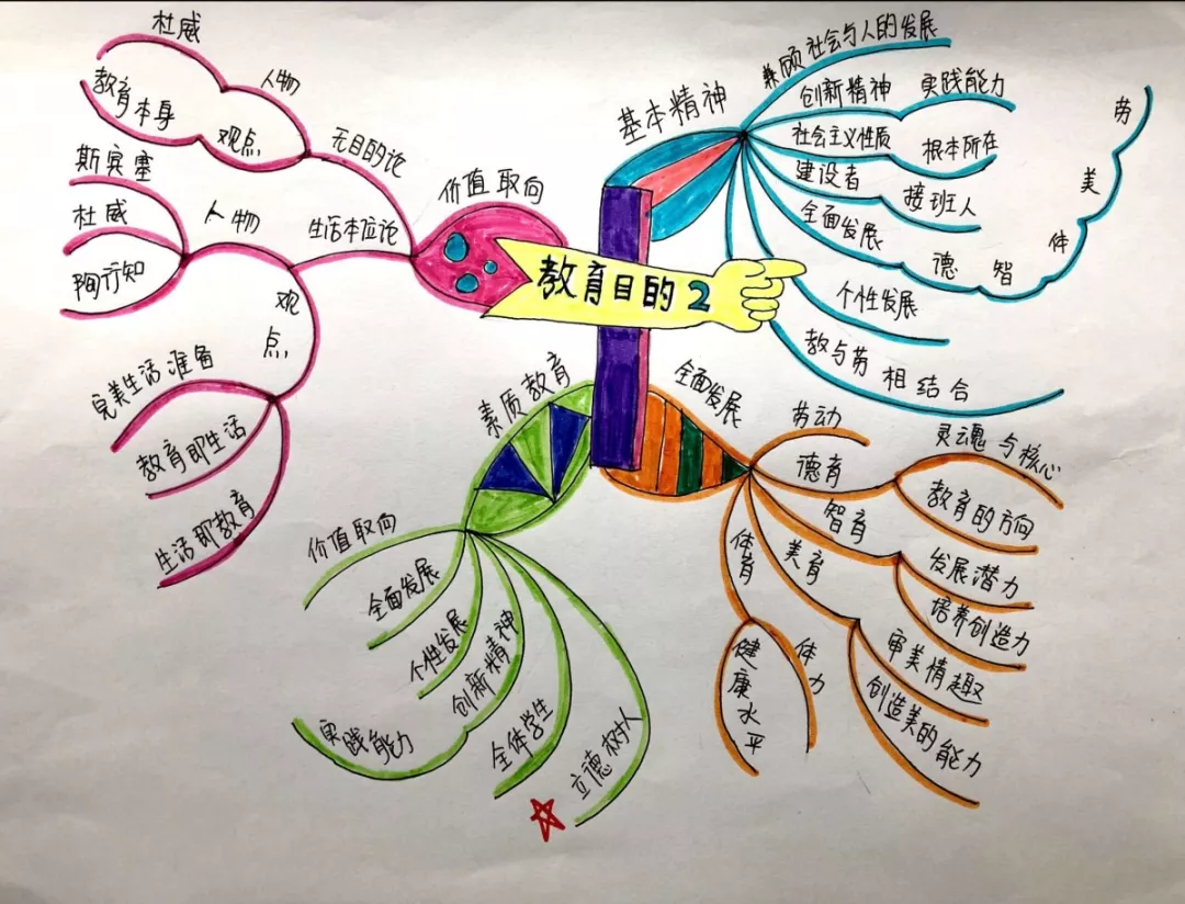 思维导图让教综学习成为一件有颜值更有思考的乐事