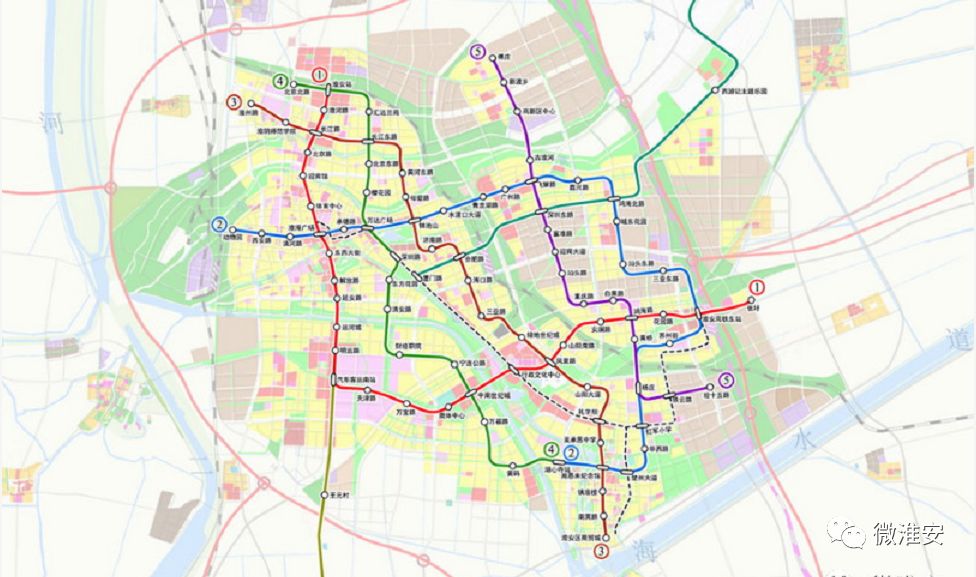 淮安地铁1号线线路图图片