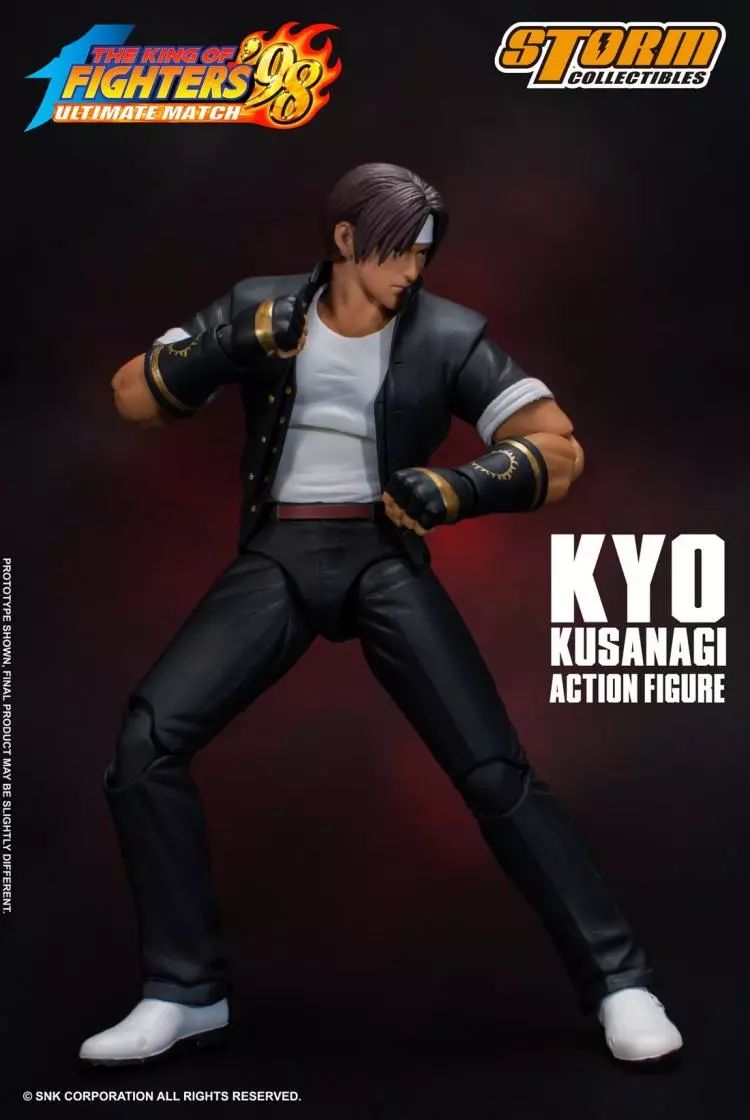 新品预定stormtoys112kof98拳皇98kyokusanagi草薙京可动人偶