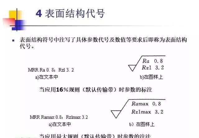 自信講堂這64頁講義把表面粗糙度符號講解的很全